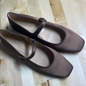 Tamara Mellon Brown Flats